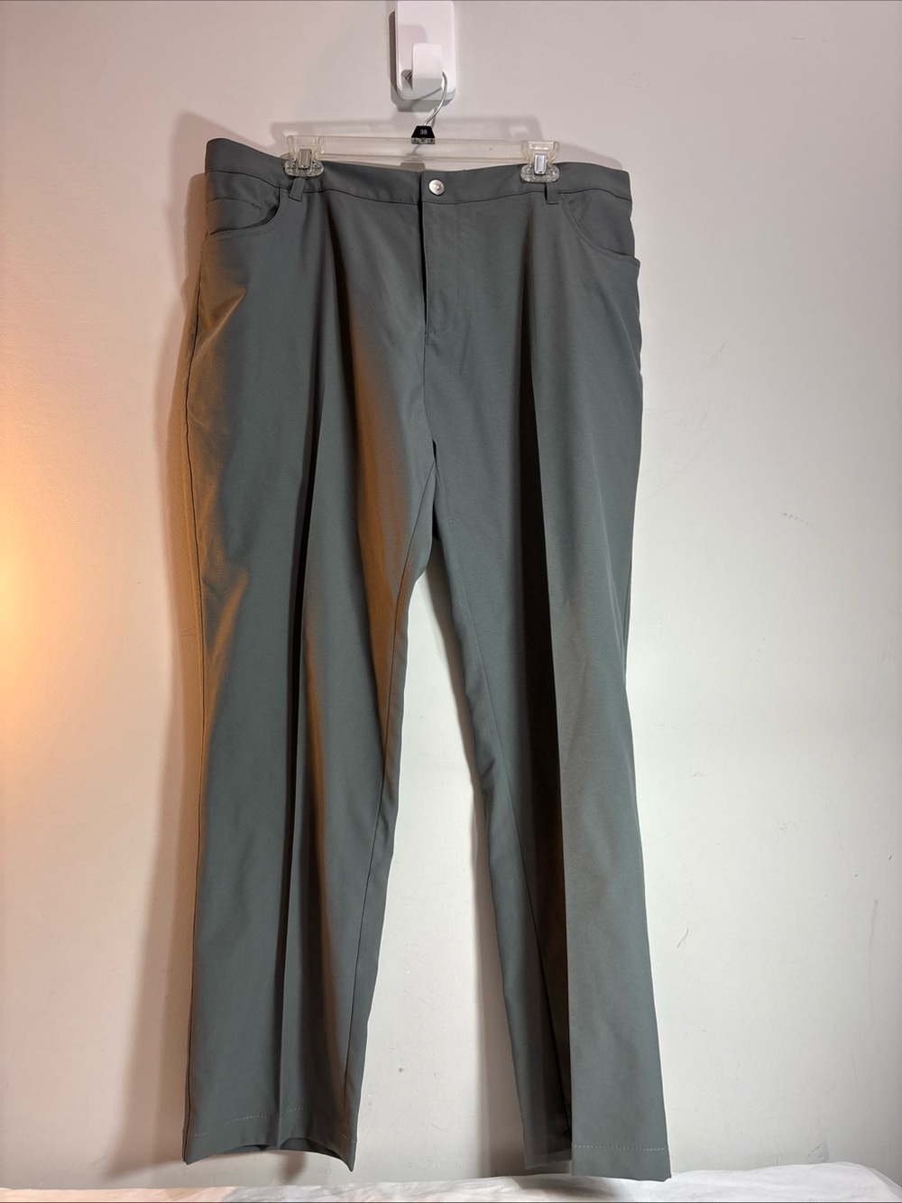 Puma Men's Gray Dress -Golf Pants - Classic Straight Fit. 1202
